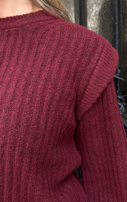 Knitted-Shoulder-Detail-Trui-Burgundy-12-6