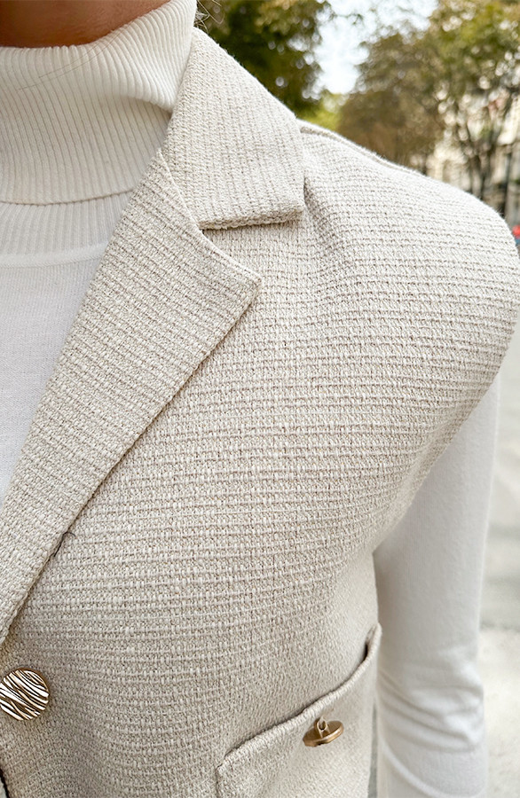 Lurex-Tweed-Gilet-Beige-9