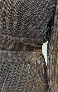 Lurex-Waistband-Dress-Brons-1