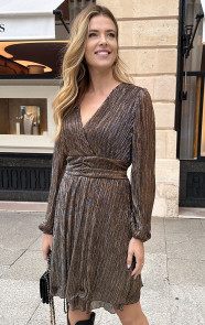 Lurex-Waistband-Dress-Brons-7