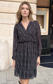 Luxury-V-hals-Print-Jurk-2