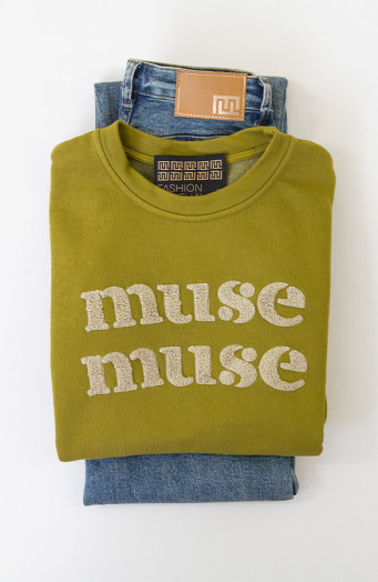 Muse Pullover Olivgrün