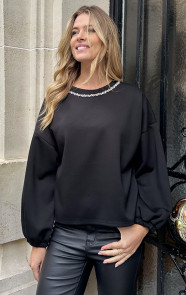 Oversized-Strass-Sweater-Zwart-4
