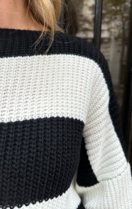 Oversized-Striped-Trui-Zwart-Wit-3