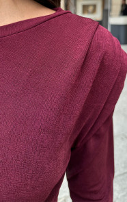 Schoudervulling-Long-Sleeve-Strech-Top-Burgundy-8
