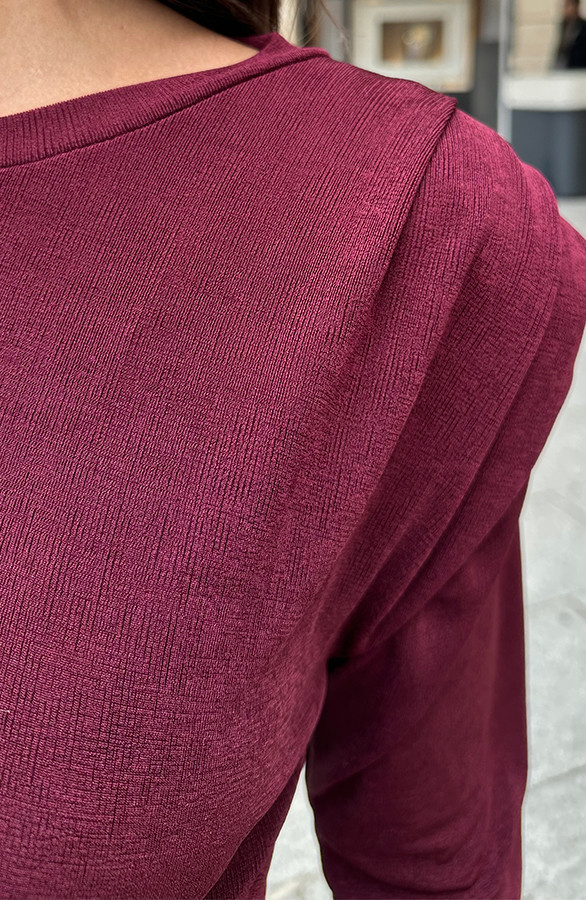 Schoudervulling-Long-Sleeve-Strech-Top-Burgundy-8