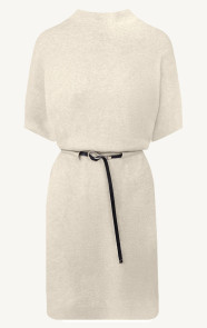 Short-Sleeve-Jurk-Beige
