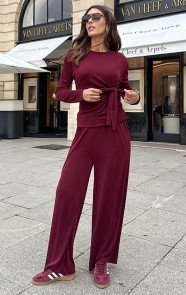 Straight-Stretch-Pantalon-Burgundy-1