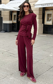 Straight-Stretch-Pantalon-Burgundy-4