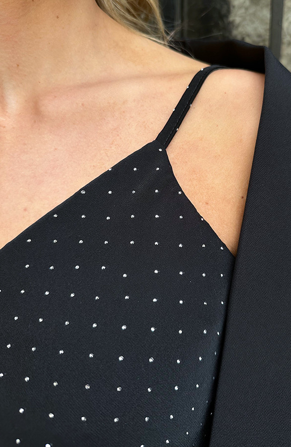 Strass-Touch-Spaghetti-Top-Zwart-15-2