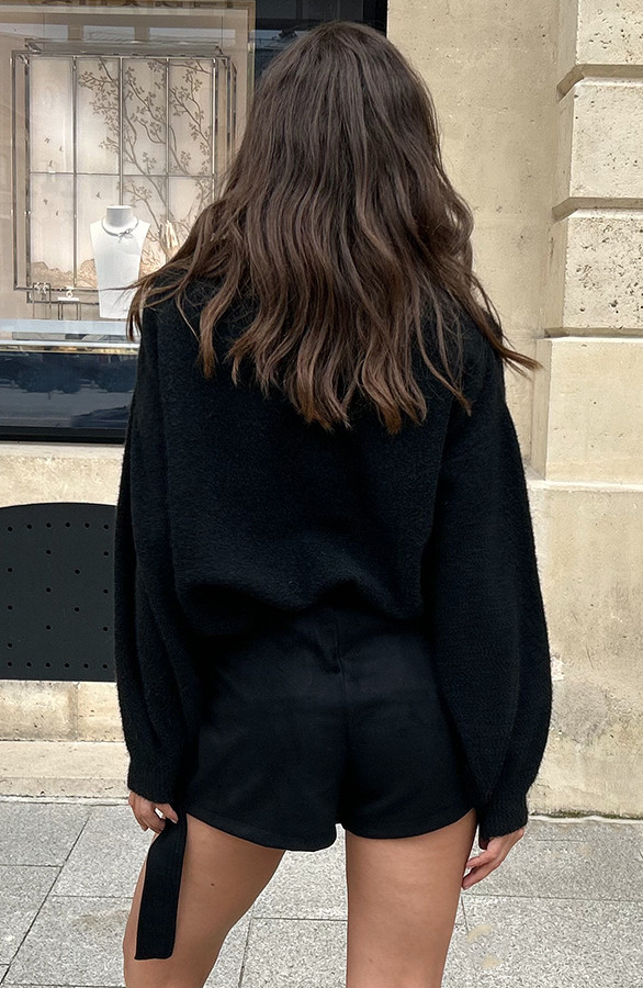 Suede-Belt-Skort-Black-3