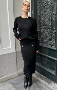 Cable-Knitted-Skirt-Zwart-66-2