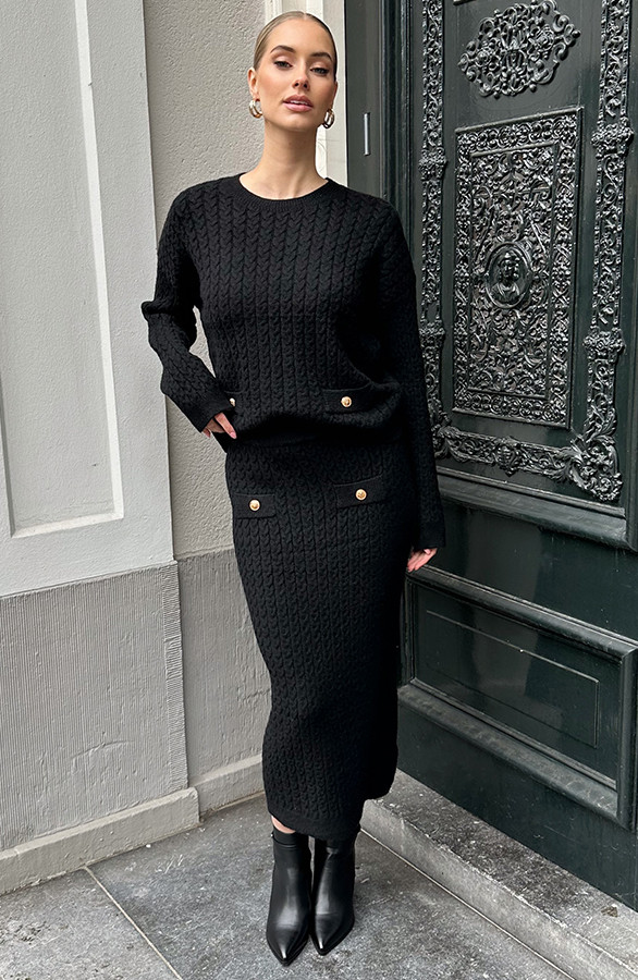Cable-Knitted-Skirt-Zwart-66-2