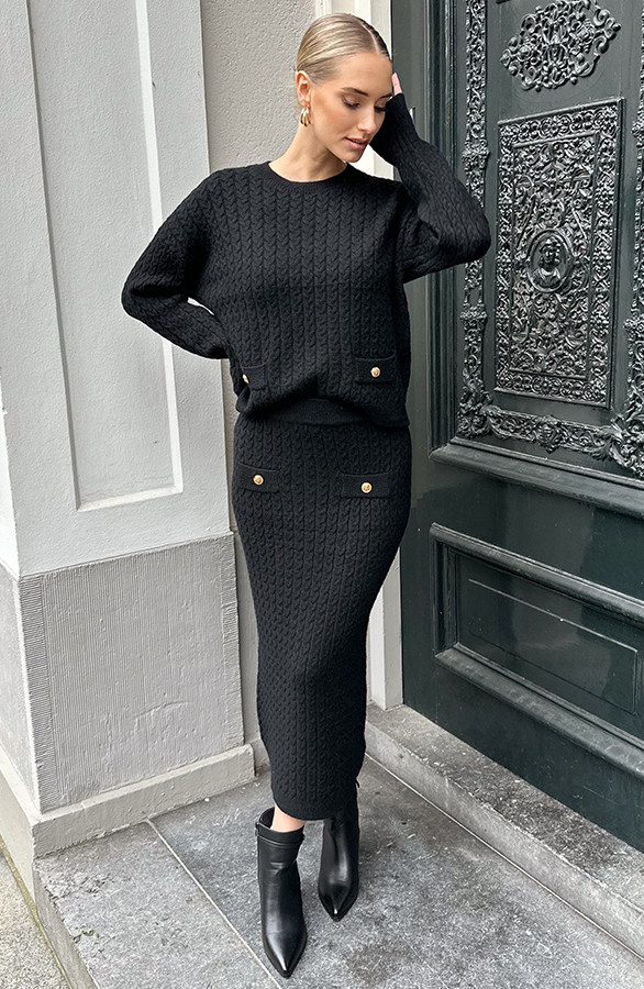 Cable-Knitted-Skirt-Zwart-66-6