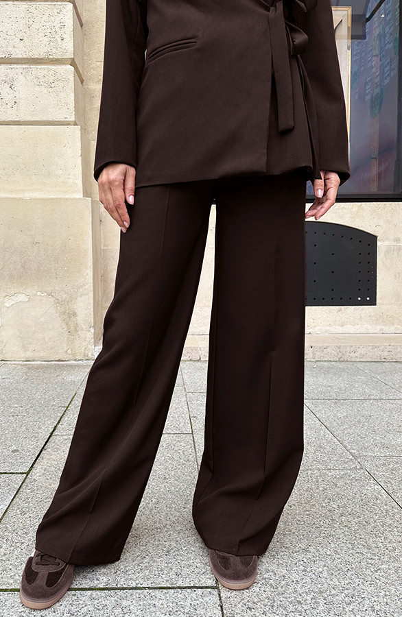 Classic-Straight-Leg-Pantalon-Choco-2-1