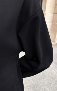 Comfy-Oversized-Sweater-Dress-Zwart-7
