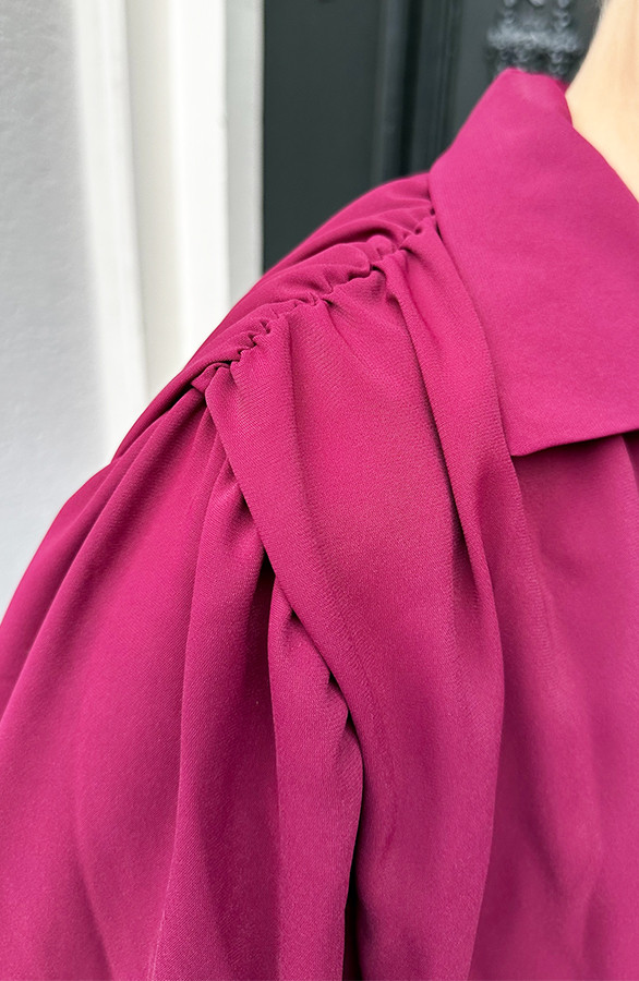 Gedrapeerde-Cropped-Blouse-Burgundy-2