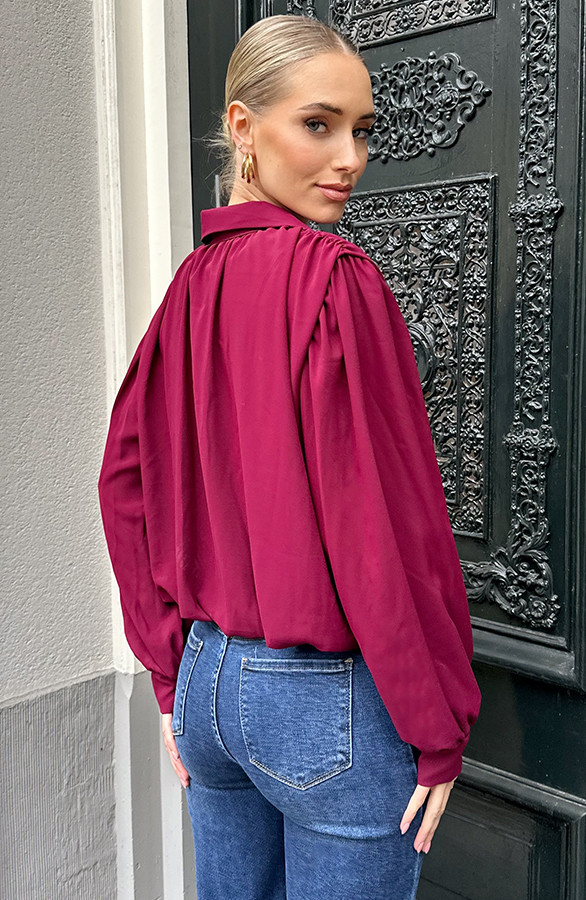 Gedrapeerde-Cropped-Blouse-Burgundy-6