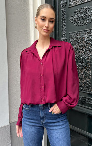 Gedrapeerde-Cropped-Blouse-Burgundy-9