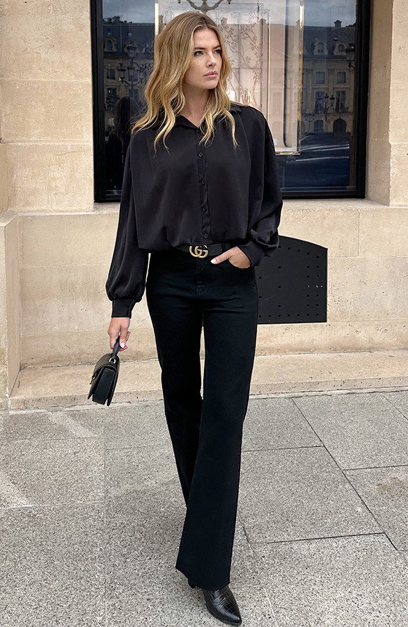 Gedrapeerde-Cropped-Blouse-Zwart-5