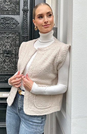 Limitierte Auflage: Beige Westenschnalle