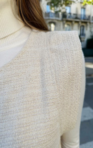 Lurex-Gilet-Met-Zakken-Beige-1