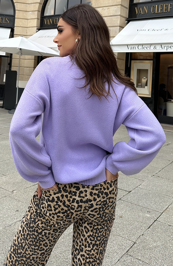 Luxury-Soft-Trui-Wijde-Mouw-Lila-15-5