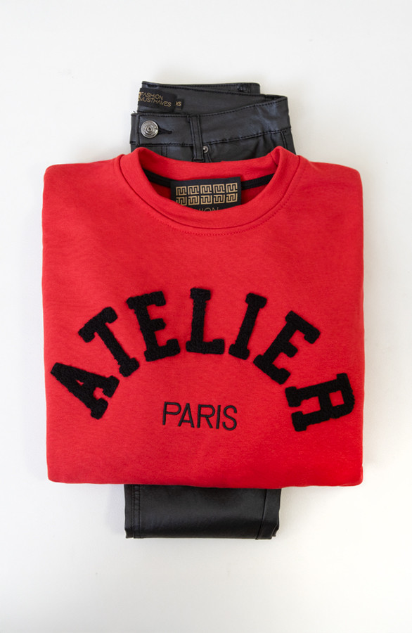Oversized-Atelier-Paris-Sweater-Bright-Red-1