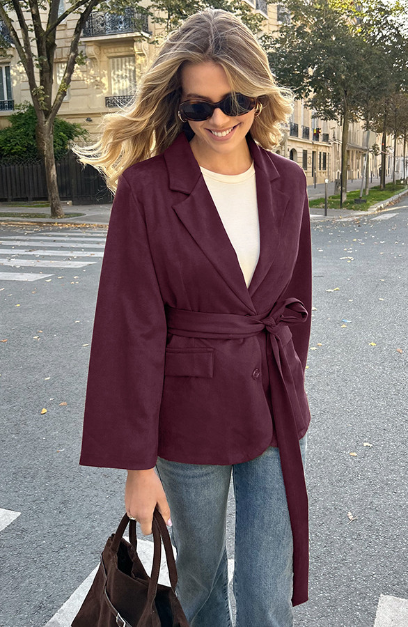Oversized-Suede-Blazer-Burgundy-2