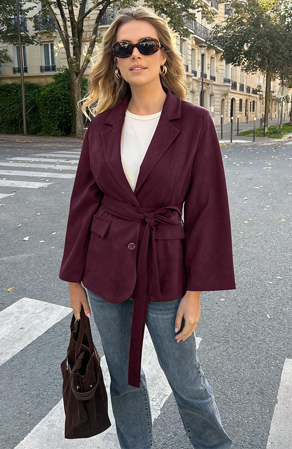 Oversized-Suede-Blazer-Burgundy-4