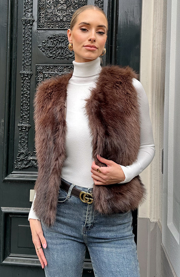 Soft-Faux-Fur-Gilet-Choco-4