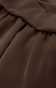 V-hals-Jurk-Strik-Detail-Choco-1