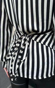 Wikkel-Blouse-Striped-Zwart-10