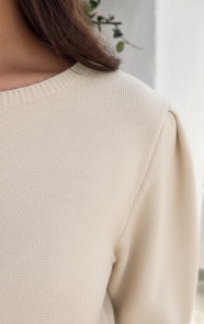 Knitted-Top-Met-Pofmouwen-Beige-33-5