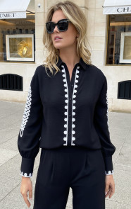 Oversized-Embroidery-Blouse-Zwart-55