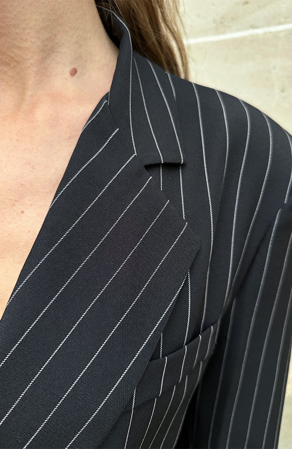 Oversized-Striped-Print-Blazer-Zwart-15-9