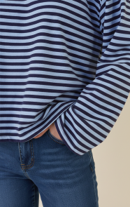 -Oversized-Strepen-Top-Katoen-Marine-Baby-Blue-7