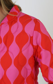 Bomber-Jacket-Classic-Print-Fuchsia-Red-1