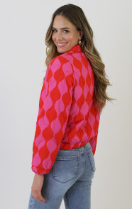 Bomber-Jacket-Classic-Print-Fuchsia-Red-8