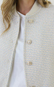 Boucle-Bomber-Jacket-Blauw-Beige-1