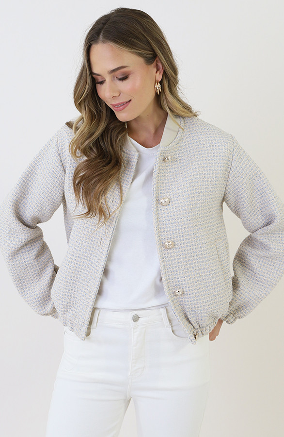 Boucle-Bomber-Jacket-Blauw-Beige-4