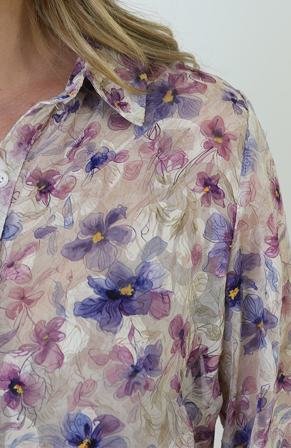 Chiffon-Bloem-Print-Blouse-Beige-1