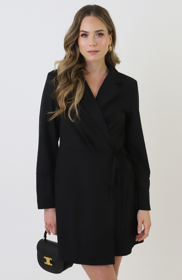 Classic-Elegant-Blazer-Dress-Zwart-2