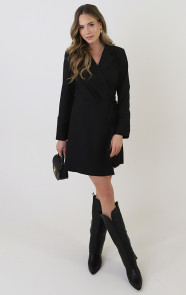 Classic-Elegant-Blazer-Dress-Zwart-4