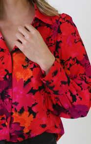 Floral-Blouse-Rood-Roze-1