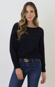 Gehaakte-Lurex-Top-Longsleeve-Marine-5