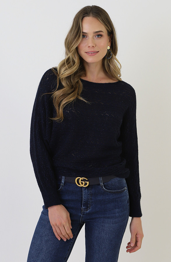 Gehaakte-Lurex-Top-Longsleeve-Marine-5