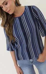 Gehaakte-Pofmouwen-Top-Blauw-1
