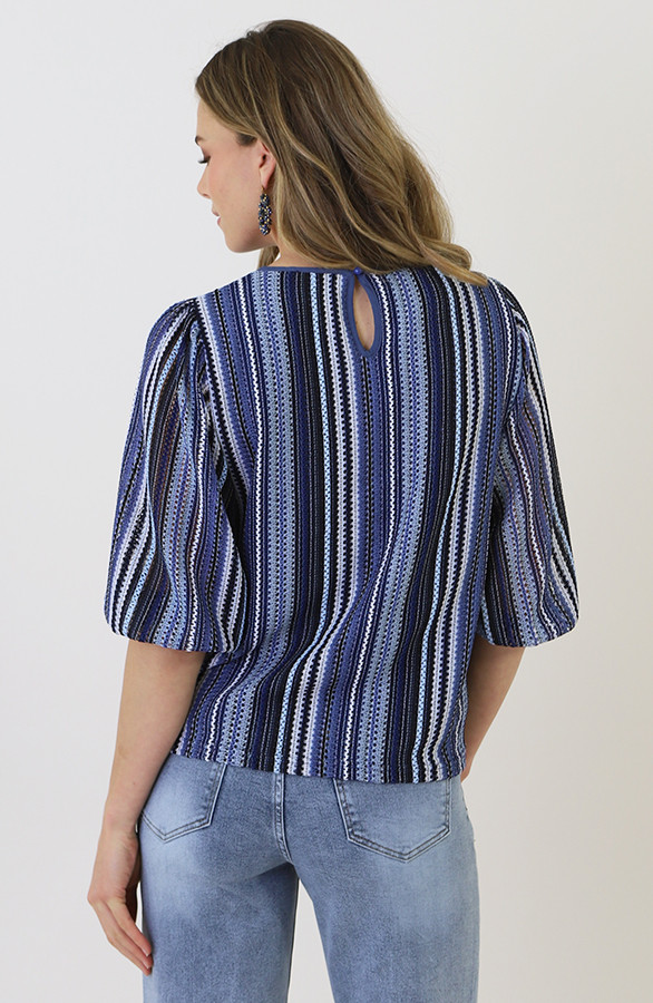 Gehaakte-Pofmouwen-Top-Blauw-5