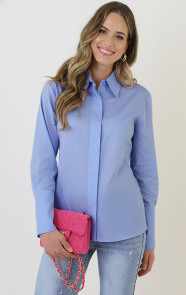 Katoenen-Strik-Blouse-Baby-Blue-1